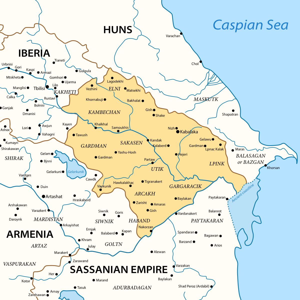 Shqipëria e Kaukazit antike