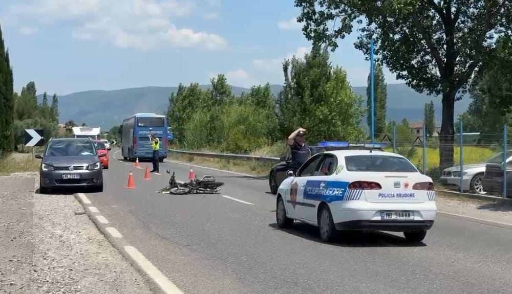 Si ndodhi aksidenti i motoristit në aksin Lezhë–Shkodër?