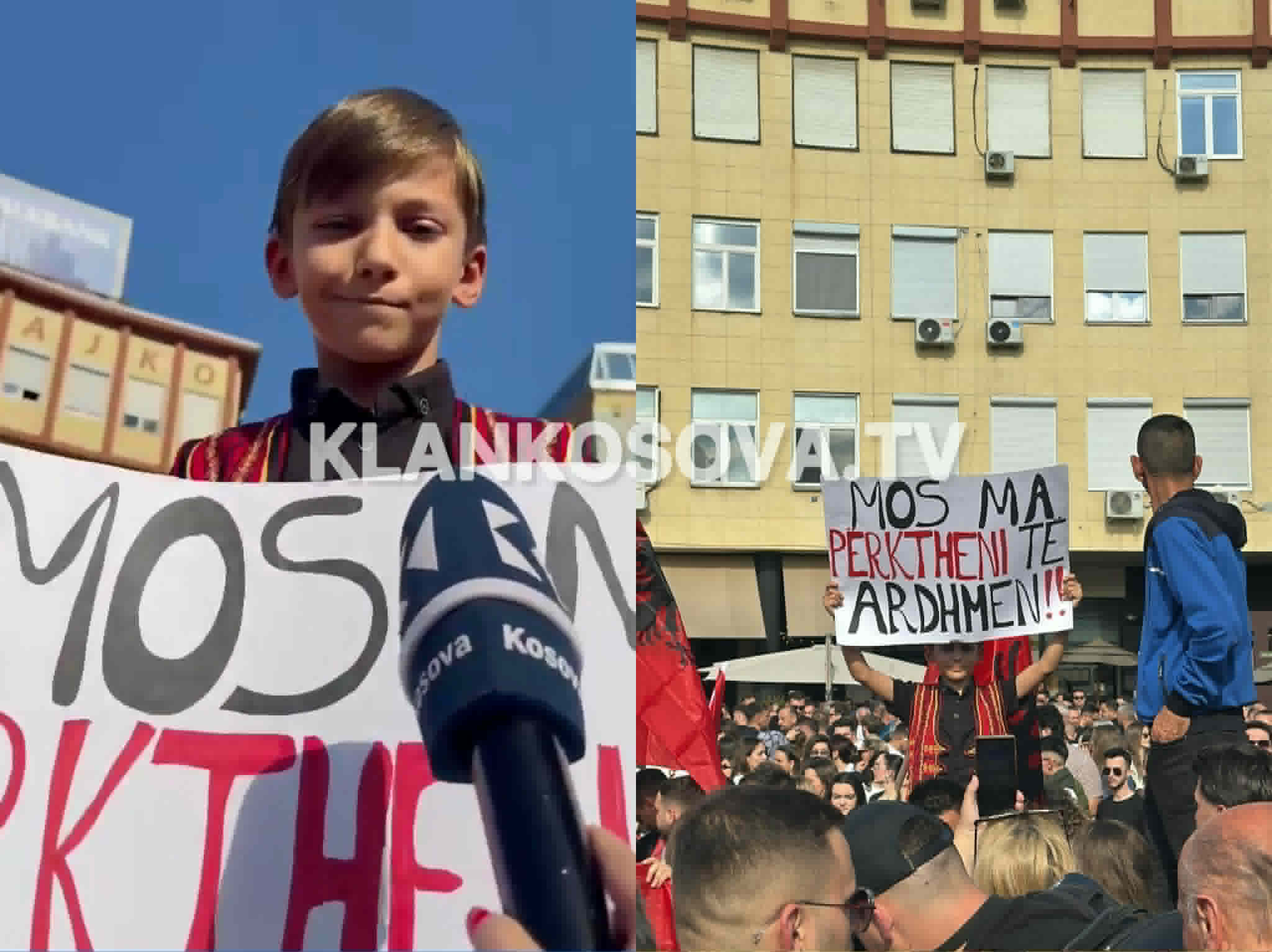 Pse iu bashkua një fëmijë protestës së studentëve të jurisprudencës në Shkup?