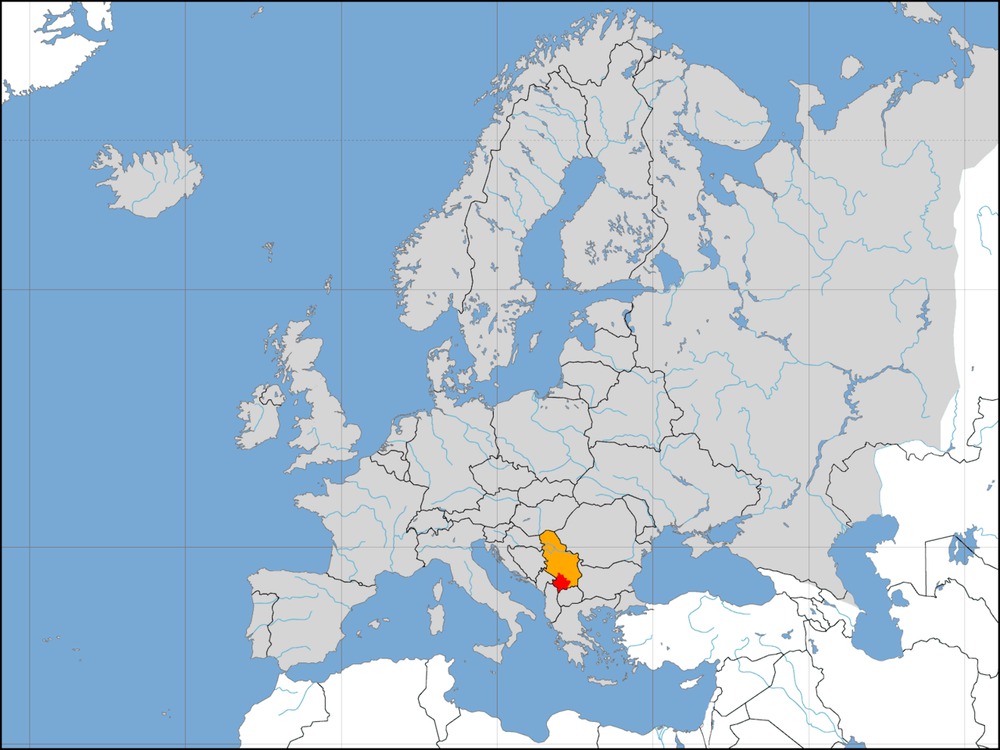 Pse MPB-ja publikoi një hartë ku Kosova figuron brenda Serbisë?