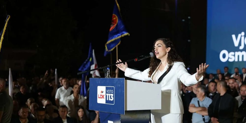 Çfarë akuzoi Osmani në mitingun përmbyllës në Prishtinë?