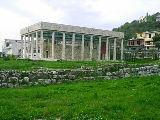 Pikturë e shekullit XIX që paraqet Lidhjen e Lezhës (1444)