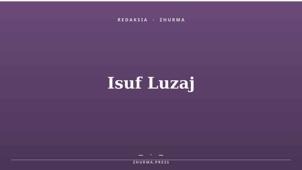 Isuf Luzaj (1913–2000) — kartë editoriale e Muzeut Dixhital ZHURMA (nuk u gjet portret me licencë të lirë)