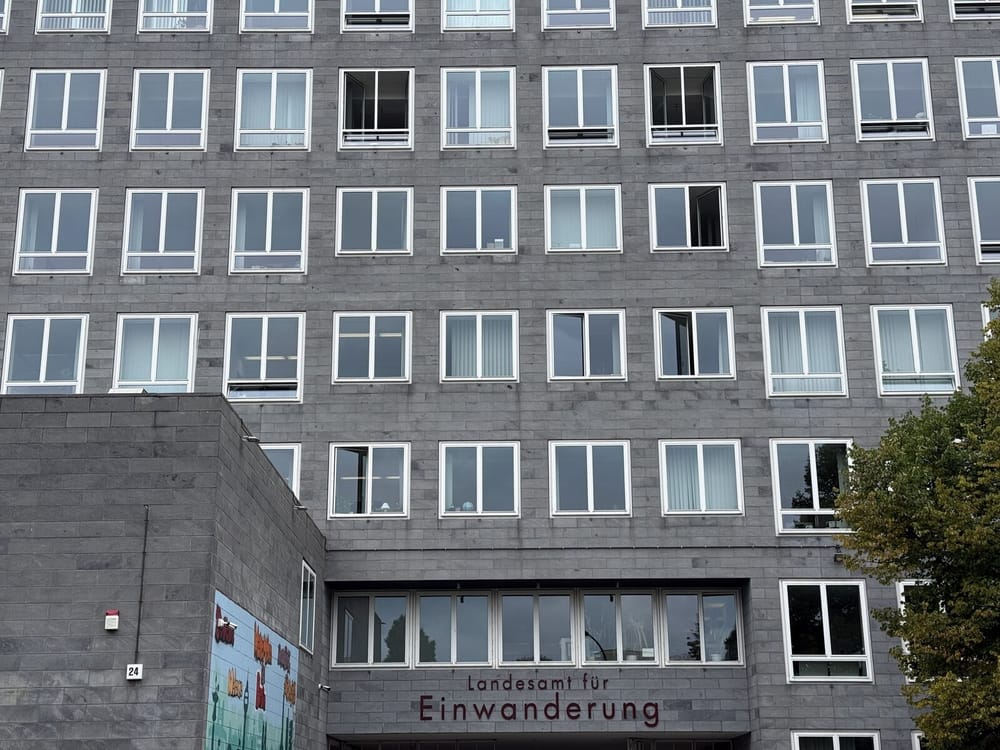 Zyra e Emigracionit (Landesamt für Einwanderung) në Berlin