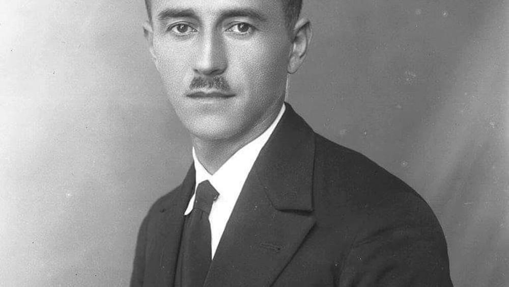 Mid'hat Frashëri (Lumo Skëndo) në një portret të Kel Marubit