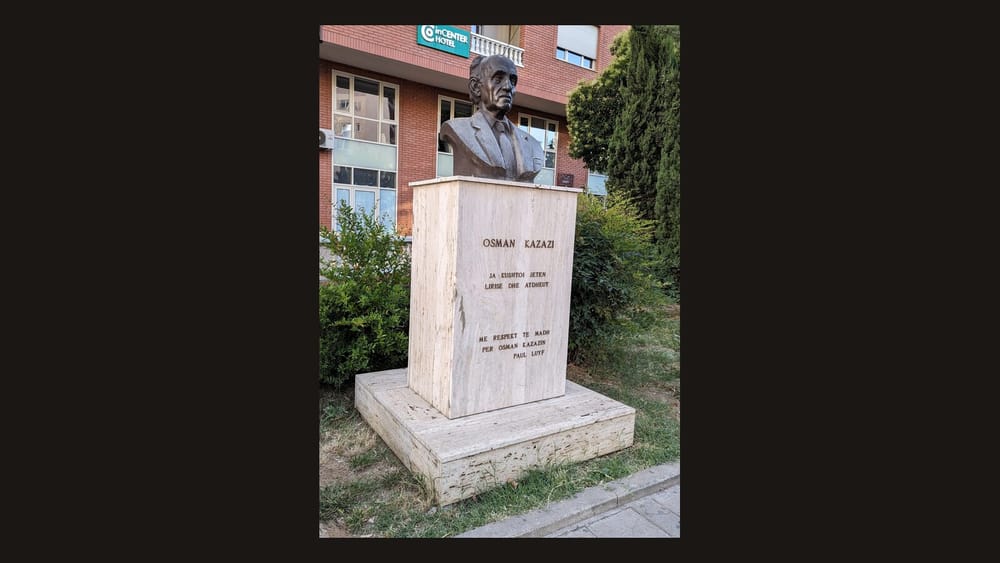 Busti i Osman Kazazit