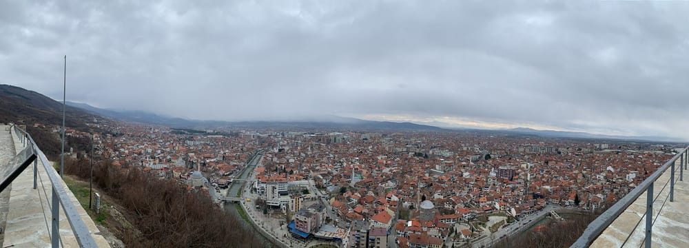 Panoramë e Prizrenit nga kalaja