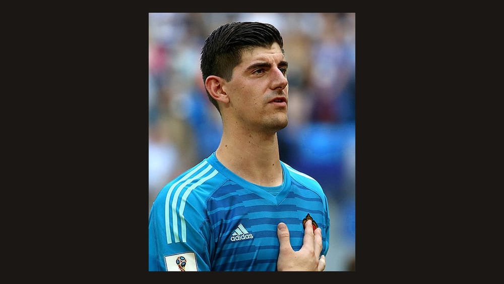 Thibaut Courtois at the 2018 World Cup (cropped)