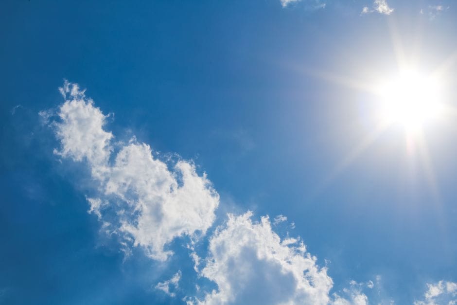 Moti me diell dhe temperaturat deri në 35 gradë Celsius