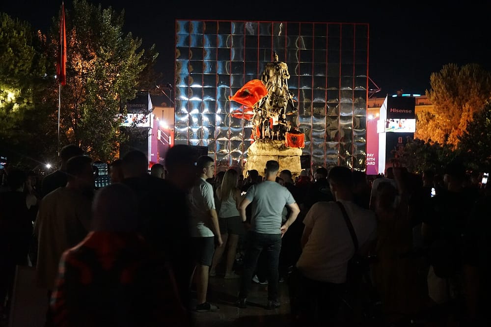 Flamingo Revolution Tirana Protest nr16 June