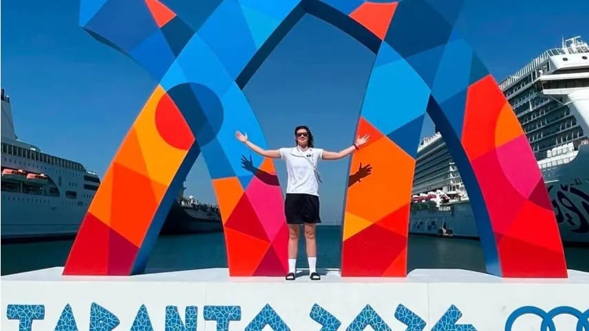 Hana Beiqi renditet e 13-a në 50 metra stil i lirë në Taranto 2026