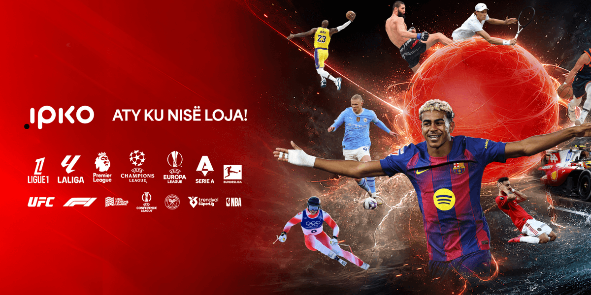 IPKO sjell ngjarjet sportive në ekranin tuaj