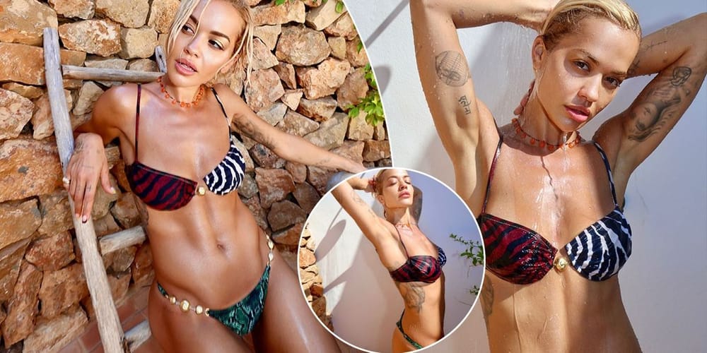 Rita Ora shfaqet në formë të shkëlqyer me fotografi të reja në bikini