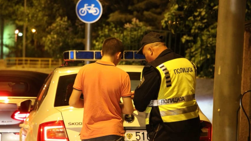 Policia privon nga liria 10 shoferë për shkelje trafiku në Maqedoni