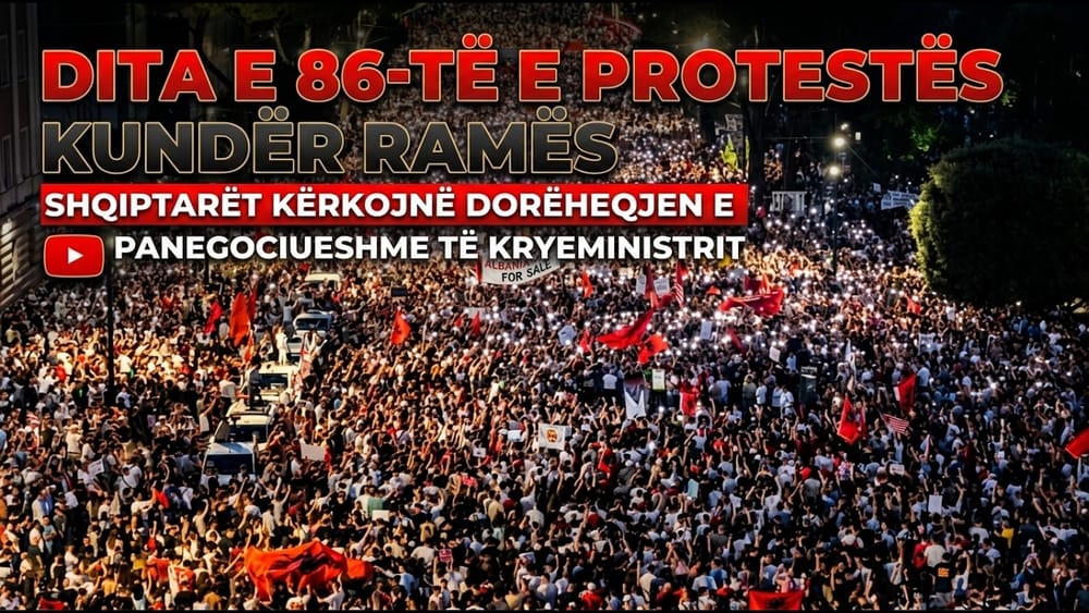 Protesta e 86-të mbyllet me thirrje për dorëheqje të Ramës
