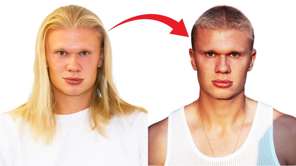 Erling Haaland prer flokët nga parukiera shqiptare Juna Ademi në Monako