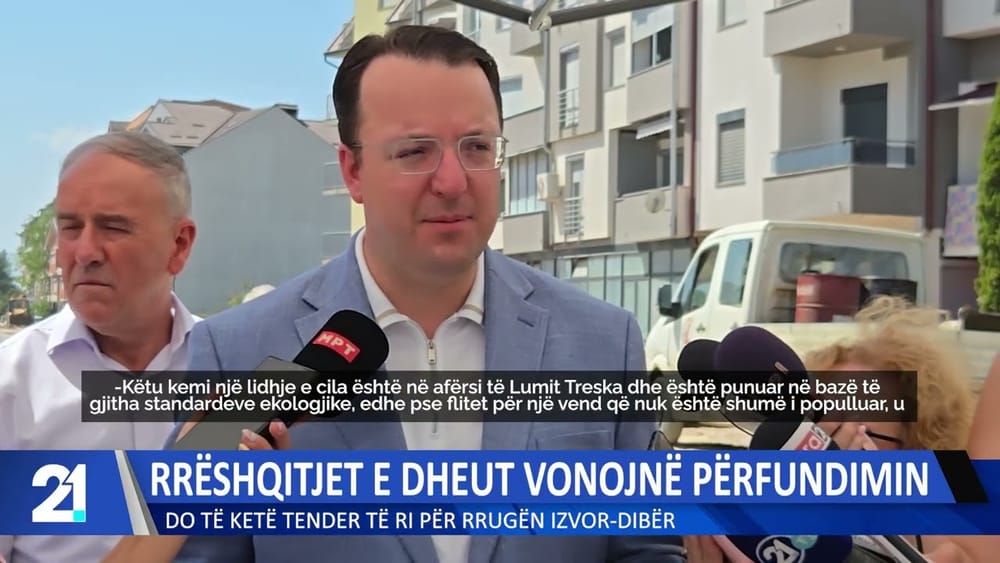 Rrëshqitjet e dheut vonojnë rrugën Izvor-Dibër, paralajmërohet tender