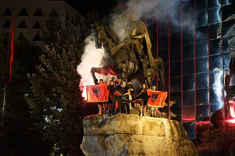 Flamingo Revolution Tirana Protest nr16 June