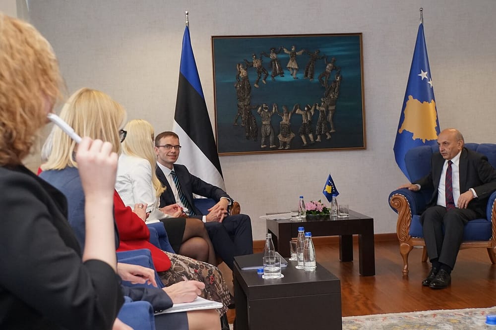 Meeting with the prime minister of Kosovo Mr. Isa Mustafa