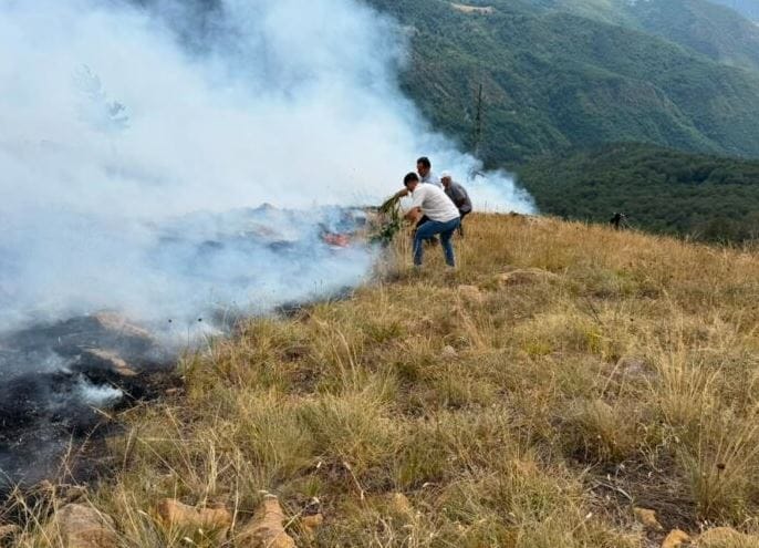 200 forca dhe dy avionë në betejën me flakët në Parkun e Lurës