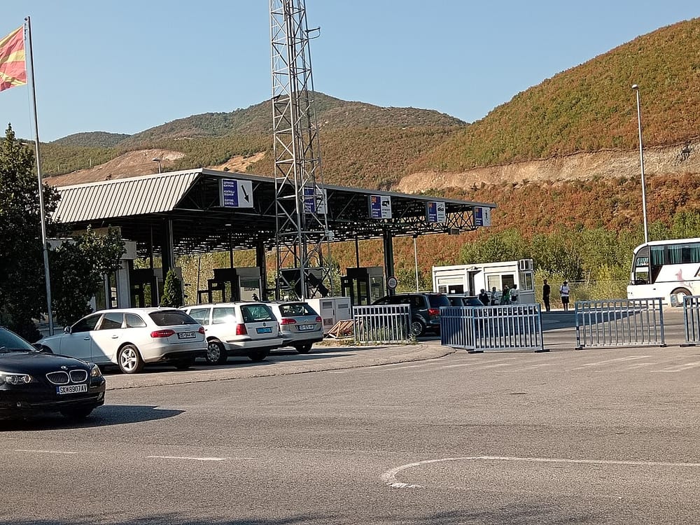 North Macedonia–Kosovo Border in 2025.02