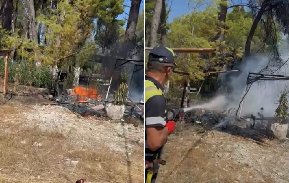 Zjarri përfshin një lokal në Triport, rrezikohet Pylli i Sodës në Vlorë
