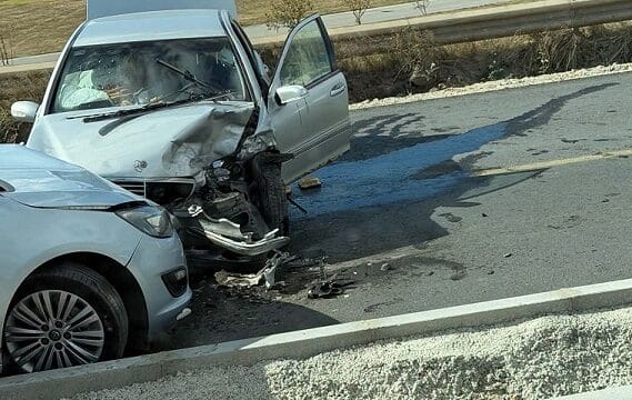 Aksident në rrugën Lipjan-Shtime, policia në vendngjarje