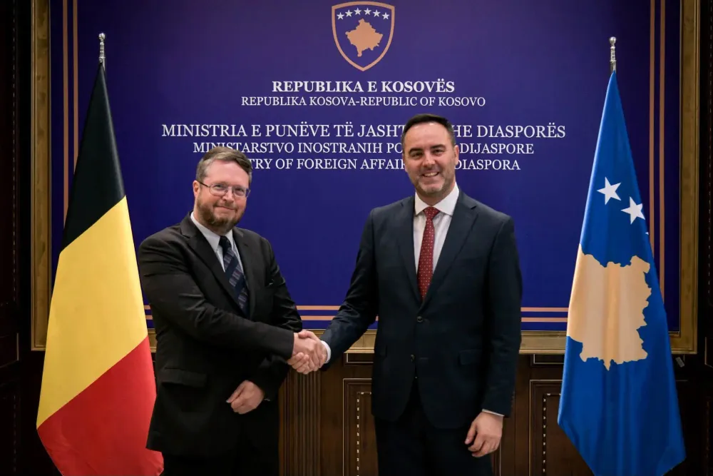 Konjufca mirëpret ambasadorin e ri belg në një takim njoftues
