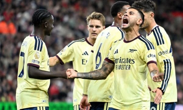 Arsenali fiton 2-0 kundër Sunderlandit dhe mban bilancin e plotë në Premierligë