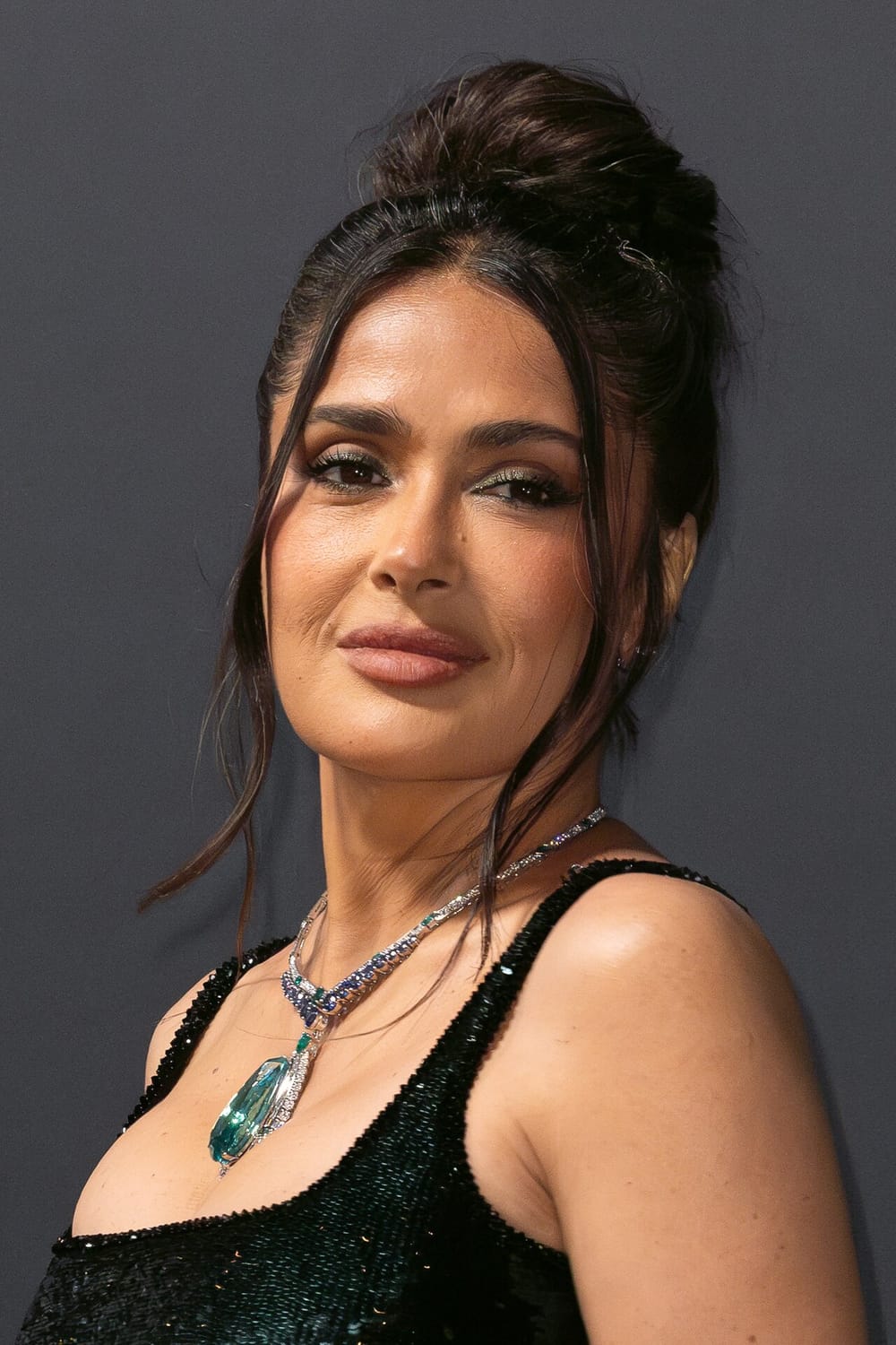 Salma Hayek shkëlqen në New York pas ditëlindjes