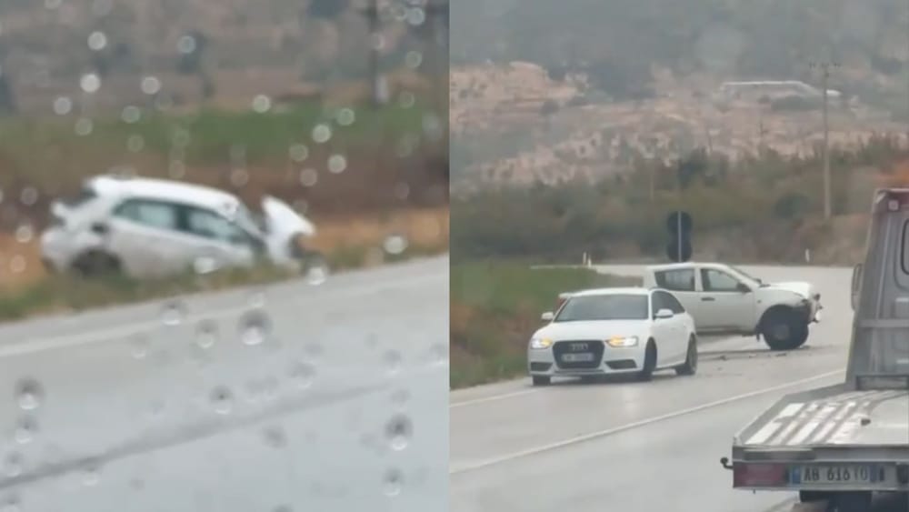 Aksident në Orikum, dy automjete përplasen kokë më kokë