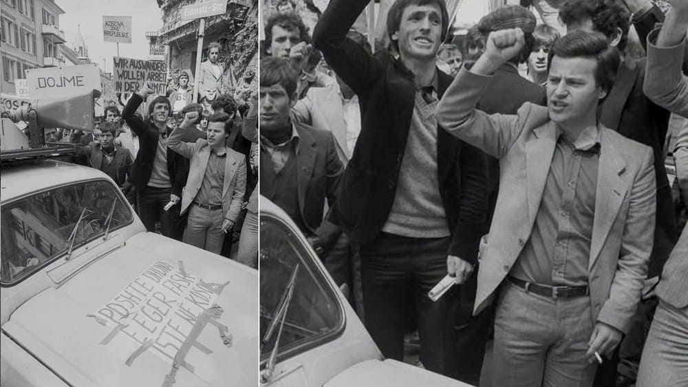 Publikohet fotografi e rrallë e Bardhosh Gërvallës në Zvicër