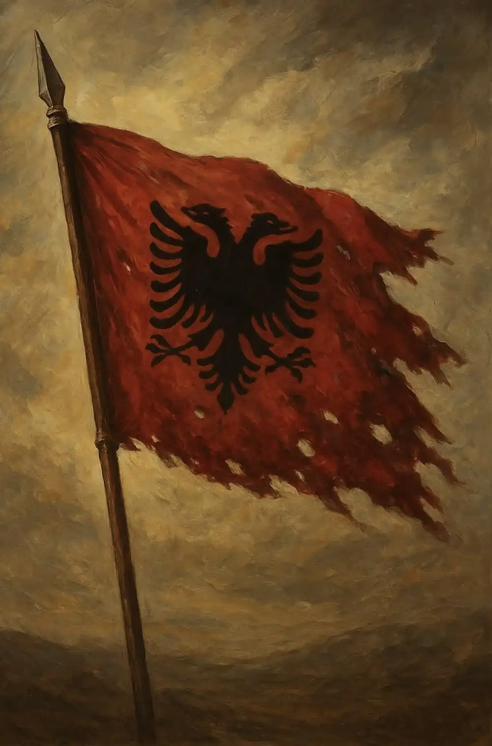 Ese patriotike: Në rresht përpara flamurit
