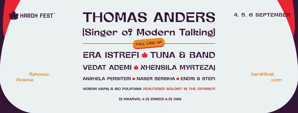 Hardh Fest 2026 nis nesër në Rahovec me Modern Talking