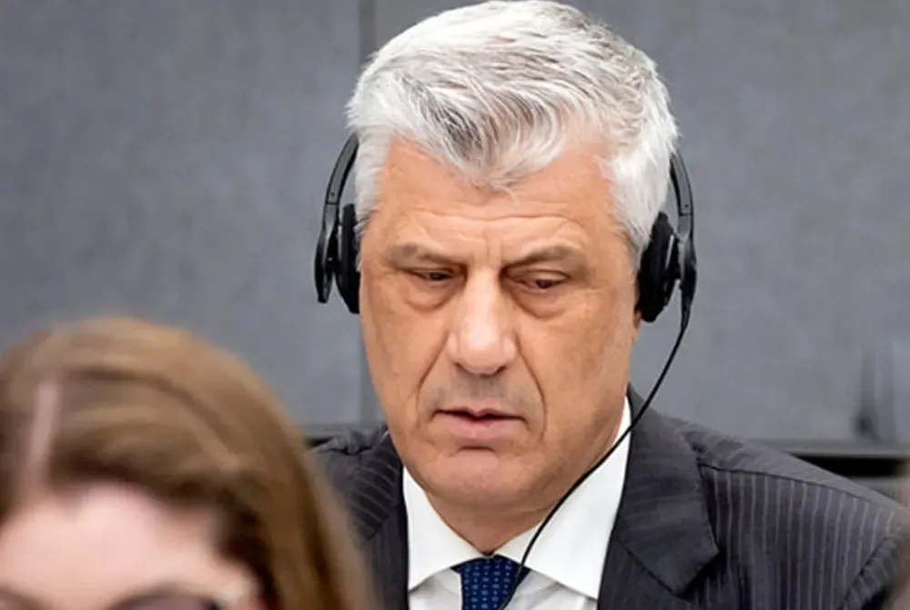 Prokuroria kërkon 6 vite burg për Thaçin në Hagë