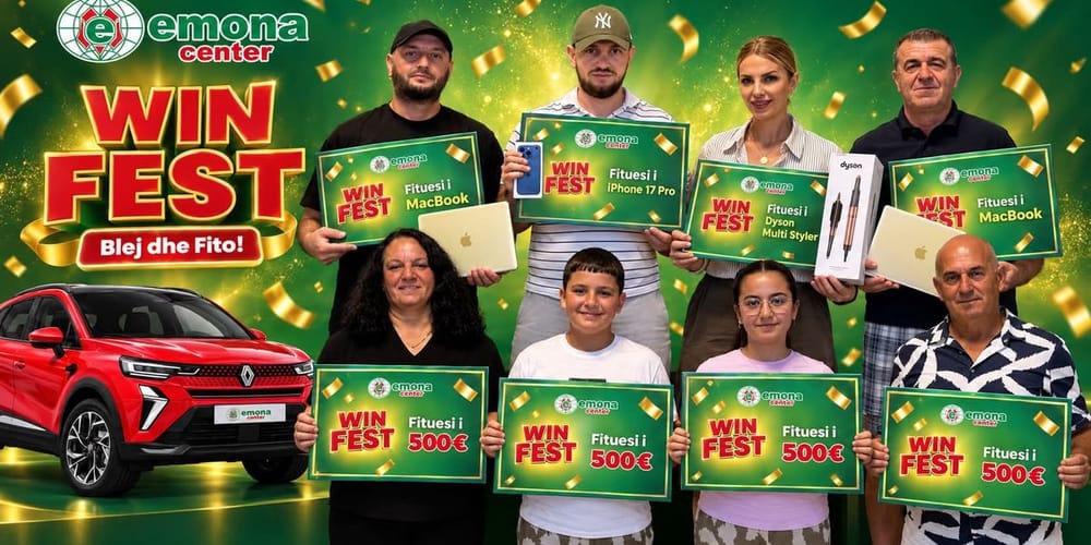 Shpallen fituesit e javës së katërt të WINFEST në Emona Center