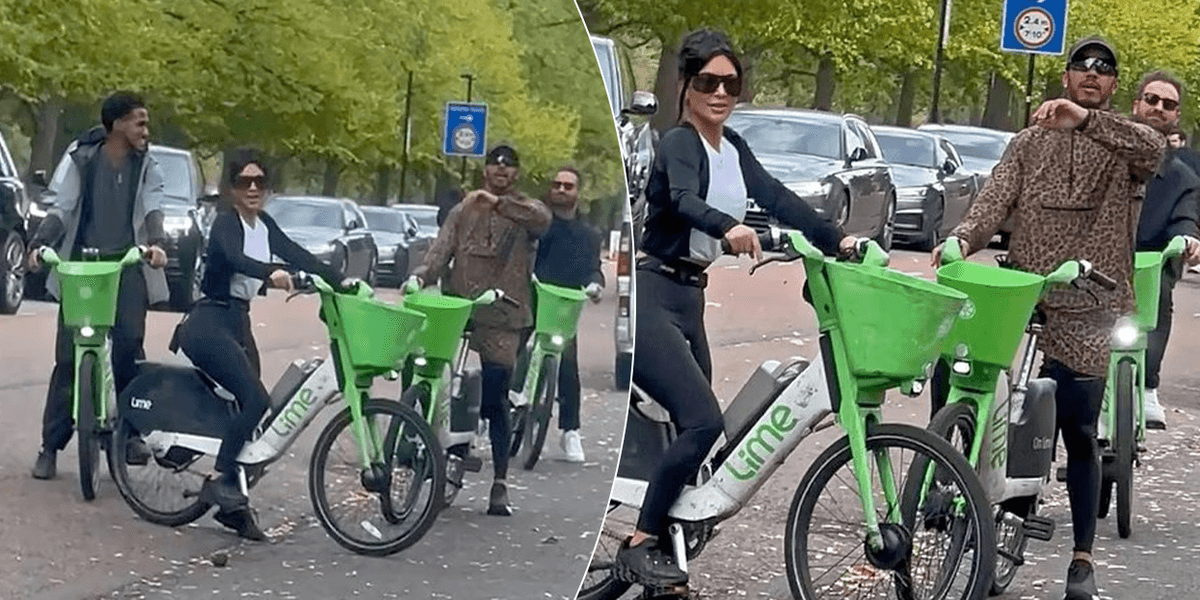 Kim Kardashian dhe Lewis Hamilton kalojnë kohë në Londër me biçikleta