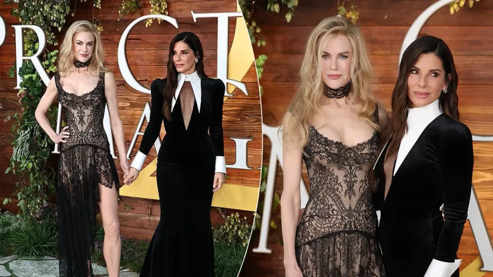 Nicole Kidman dhe Sandra Bullock rishfaqen në tapetin e kuq