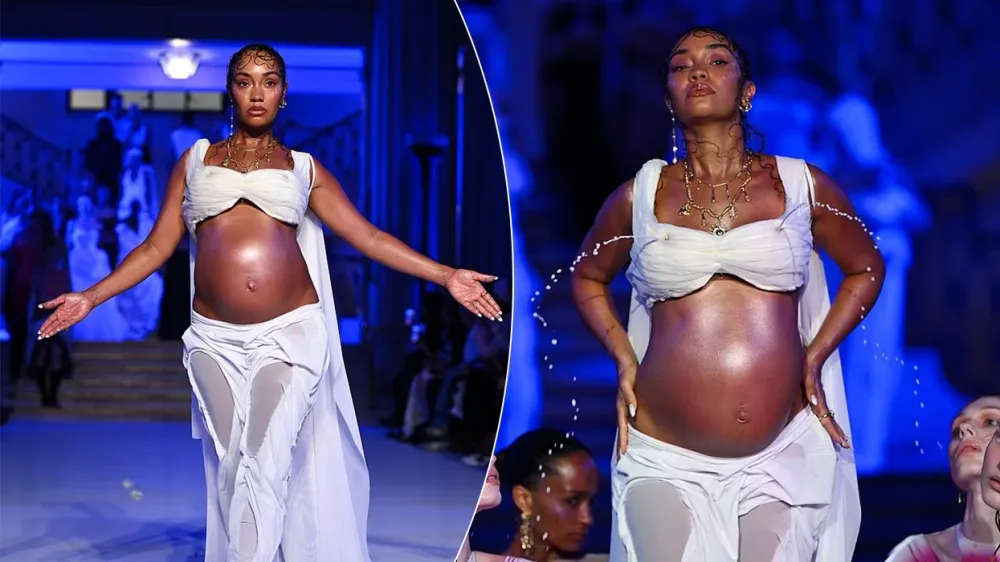 Leigh-Anne Pinnock shfaqet shtatzënë në Javën e Modës në Londër