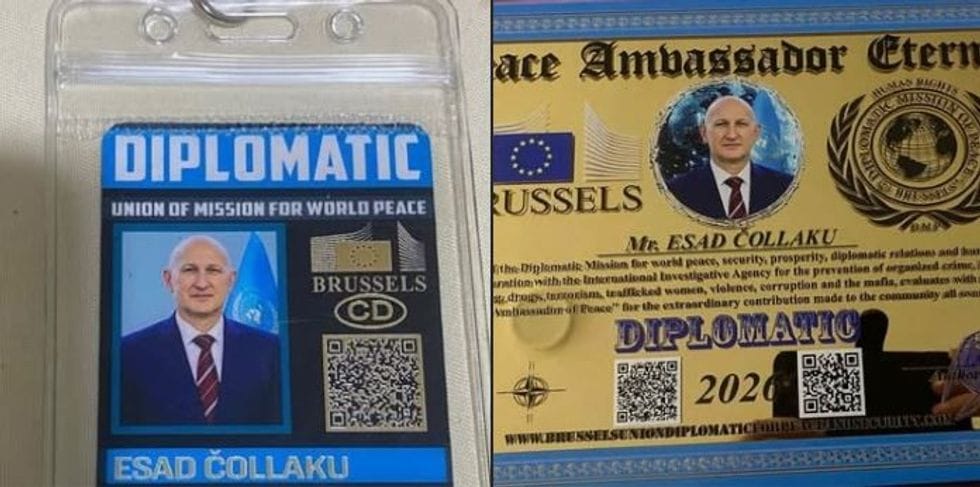 Esad Çollaku nderuar si Ambasador i Paqes për kontributin në Kroaci