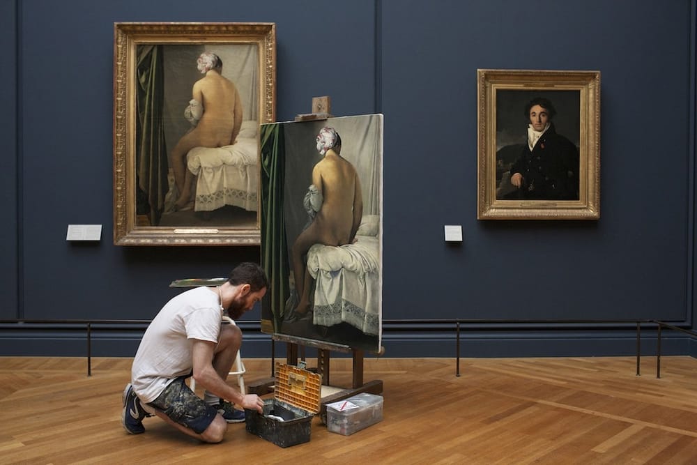 Rregullat dhe tradita e kopjimit të veprave të artit në Louvre