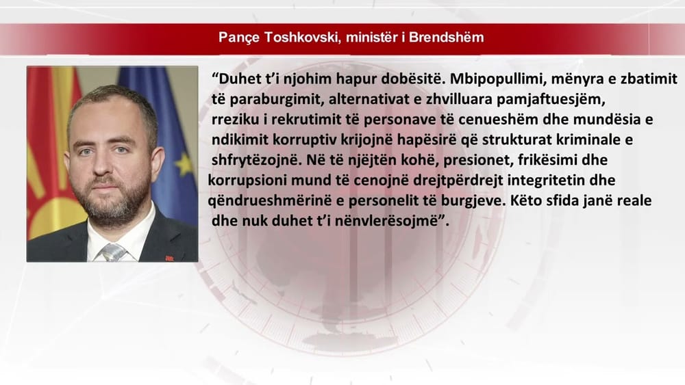 Shasivari premton zero tolerancë ndaj krimit në burgje