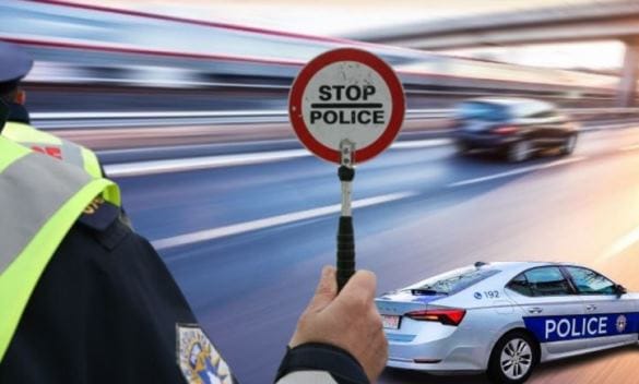 Shofer gjobitet 500 euro për shpejtësi 155 km/h në zonë 50 km/h