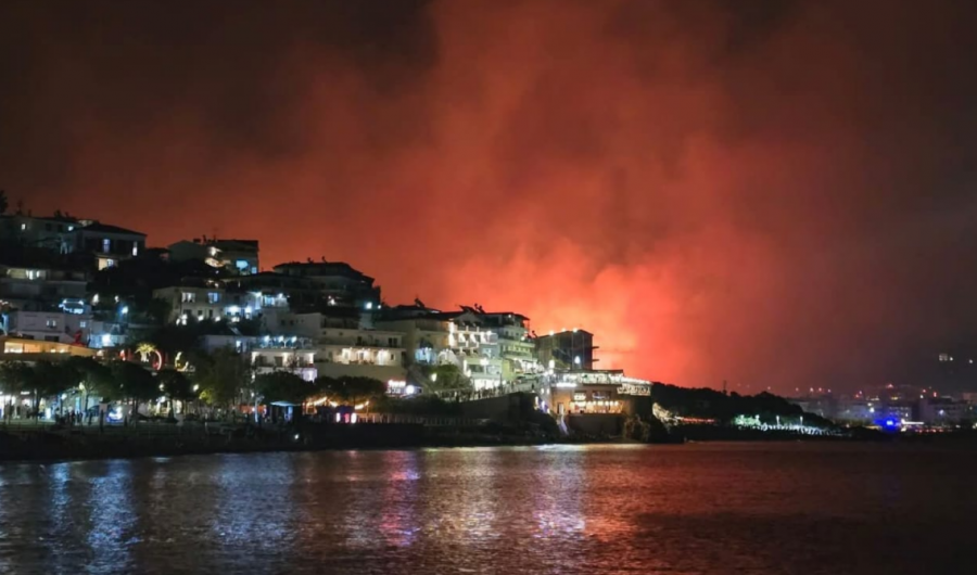 Prefektura e Vlorës: 5 banesa të djegura dhe 36 evakuuar në zjarrin e Himarës