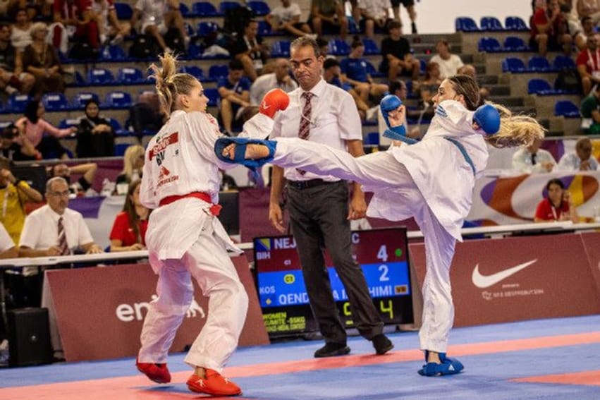Karateistja Qëndresa Ibrahimi mposhtet në luftën për medalje