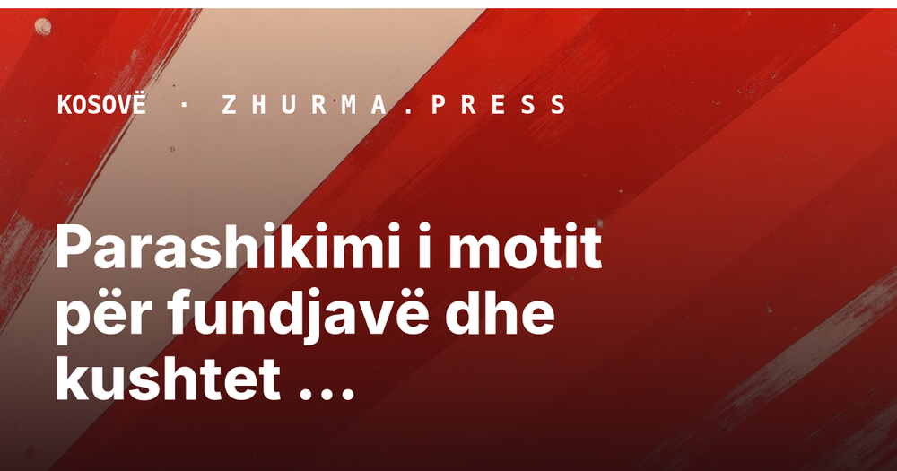 Parashikimi i motit për fundjavë dhe kushtet biometeorologjike