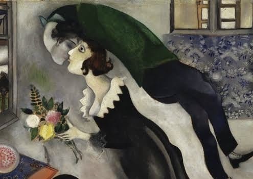 Marc Chagall: dashuria si forcë që heq në fluturim të dashuruarit në art