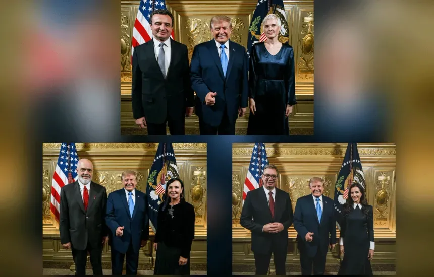 Fotografitë e liderëve me Donald Trump ndezin debate në rrjet
