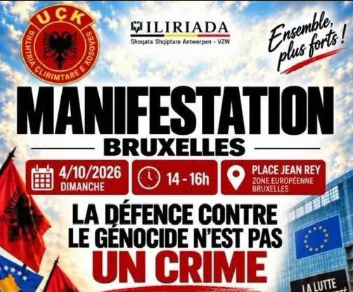 Diaspora në Belgjikë proteston dy herë në Bruksel kundër vendimit të Hagës