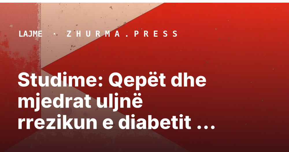Studime: Qepët dhe mjedrat uljnë rrezikun e diabetit tip 2